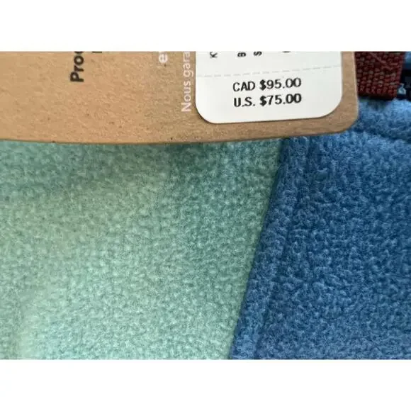 Patagonia $70 Kids' Micro Snap-T Fleece Jacket Blue Bird XL(14)